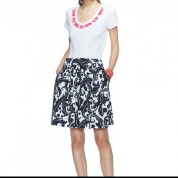 Banana Republic Milly Collection Damask Skirt - Picture 4 of 12